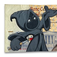 Image 2 of HAND PAINTED OLD IRISH £5 PAPER NOTE