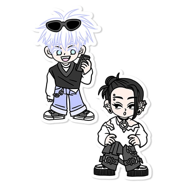 Image of Sticker Pack "jujutsu kaisen" Gojo and Geto