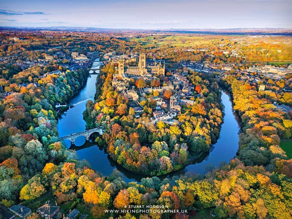 Image of Durham City & Cathedral - Drone Photo From Above