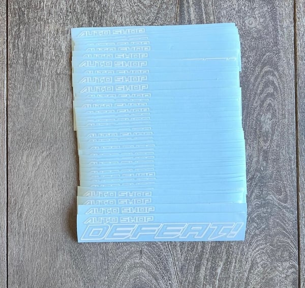 Image of AS DEFEAT! Diecut