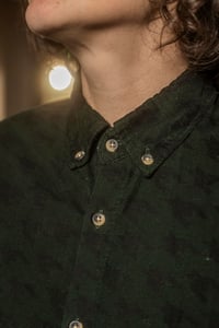 Image 1 of Camicia pied de poule velluto