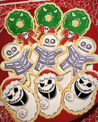 Image 1 of Nightmare Before Christmas Cookie Stickers