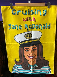 Jane Cruising Teatowel