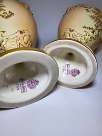 Image 5 of Royal Worcester Pair Ornate Ewers