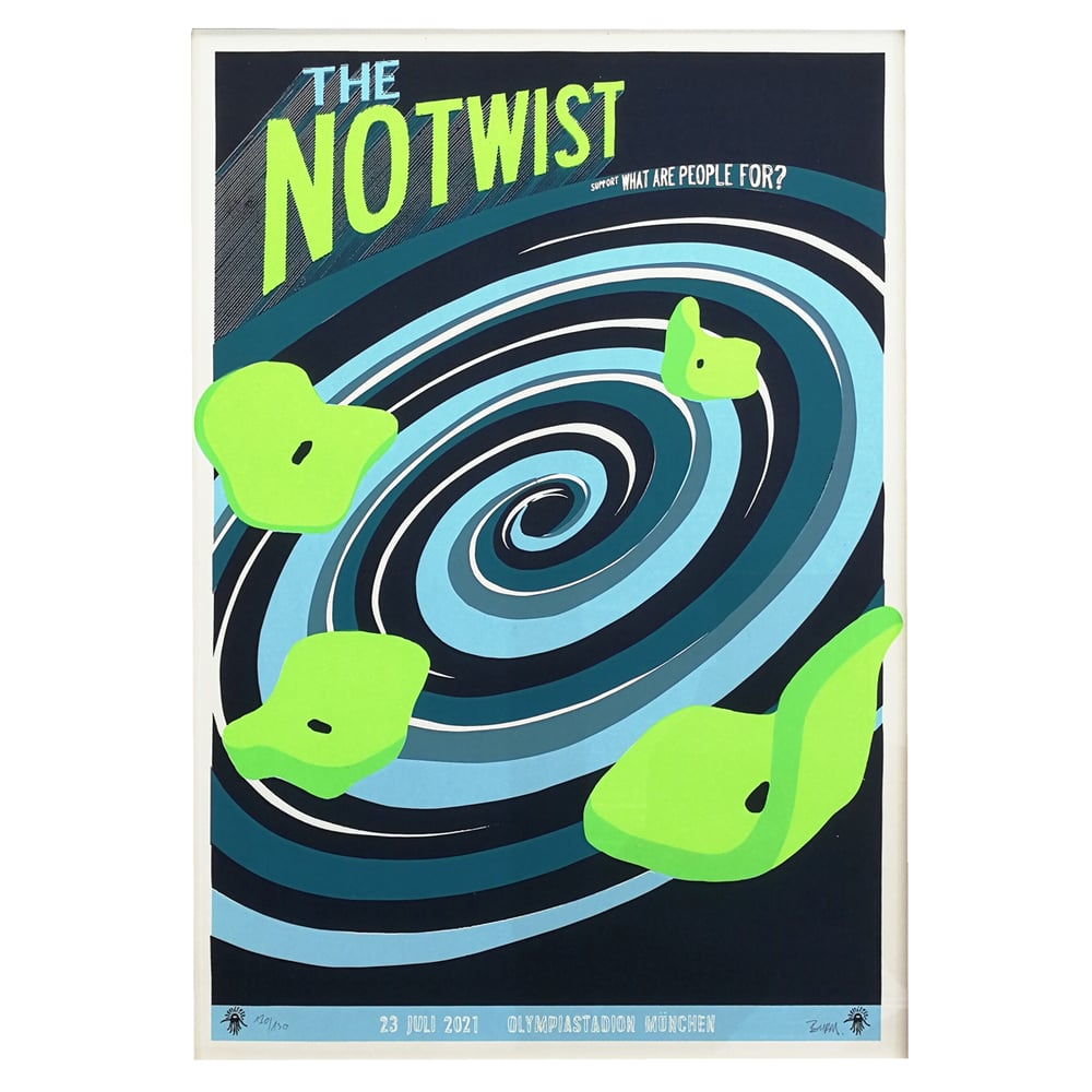 THE NOTWIST <br>MUNICH 2021 <br>GIGPOSTER