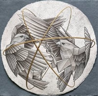Image 1 of "Conflict" original painting 