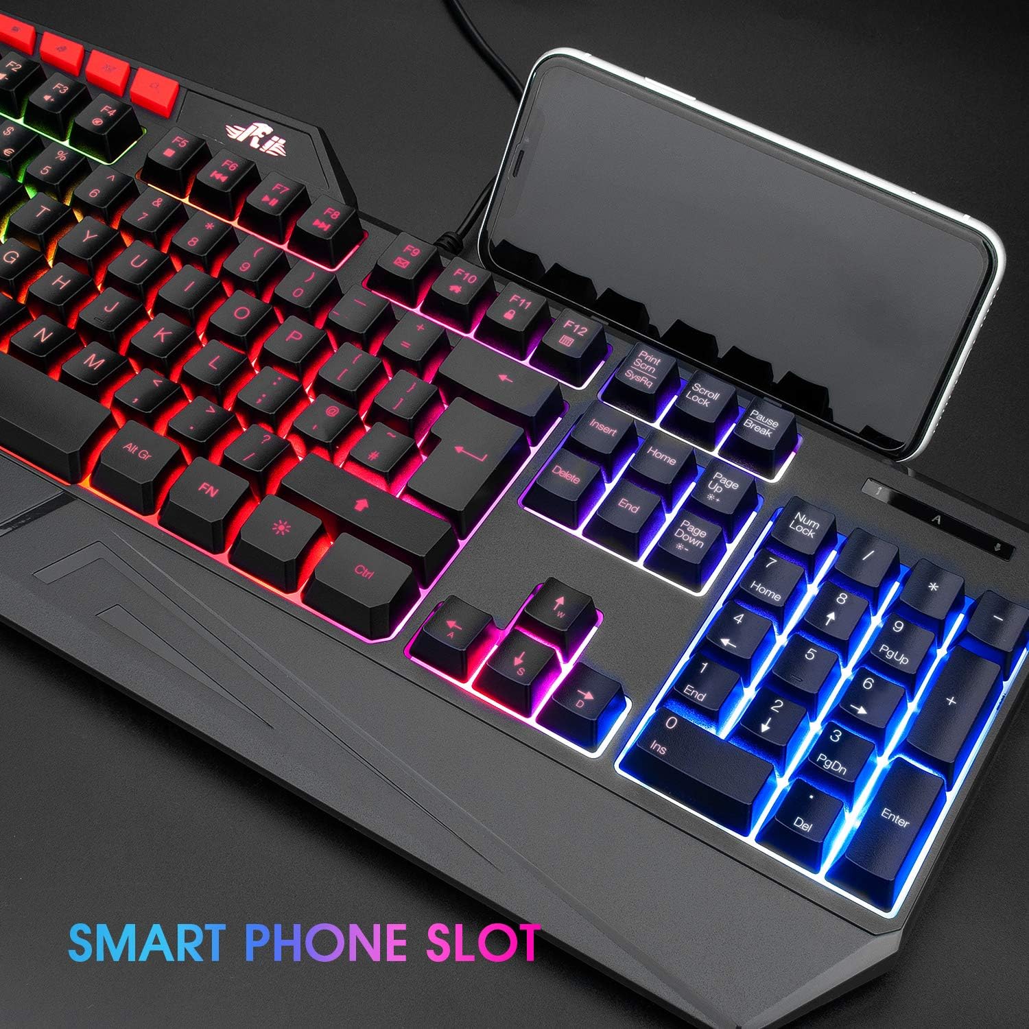 Light up mechanical online gaming keyboard