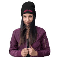 Image 3 of X KAOZ Crown X Beanie gestickt pink edition