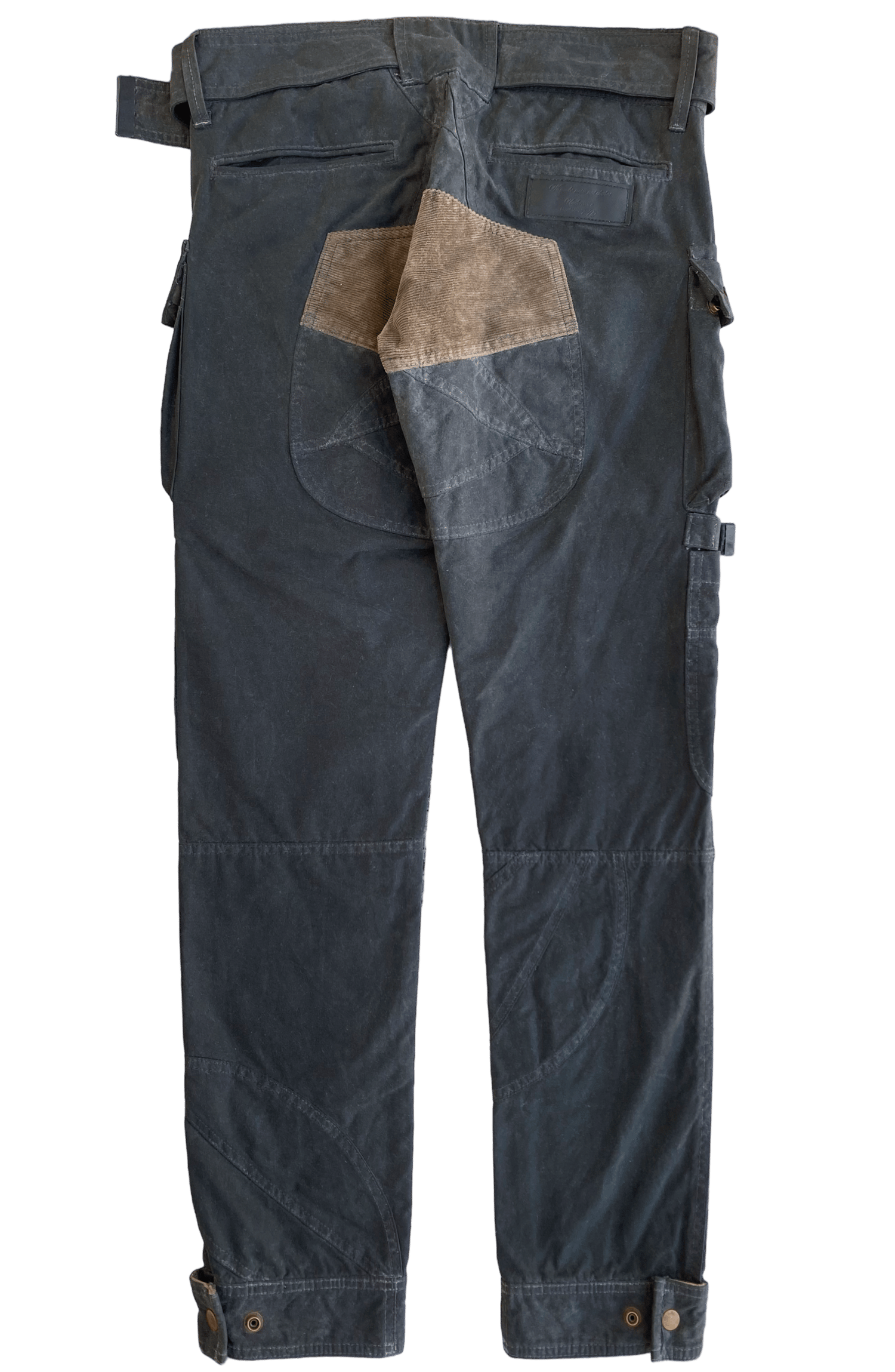 08 Undercover Waxed Oil Cargo Bondage Pants - 3 | neverlandsupply