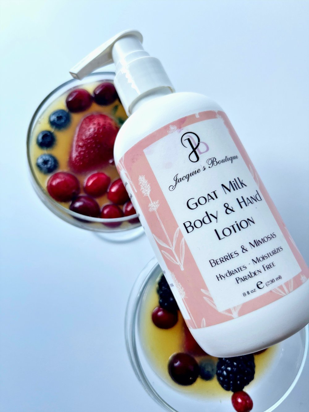 Image of Berries & Mimosas Goat Milk Body Lotion 