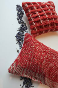 Image 1 of Set of 6 Woven Lavender Bags, Sustainable Handmade Stocking filler Gifts