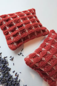 Image 1 of Set of 4 Woven Lavender Bags, Sustainable Handmade Stocking filler Gift
