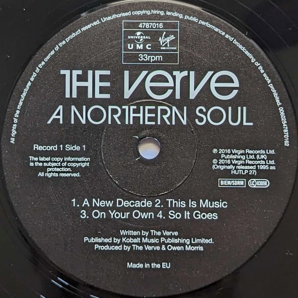 The Verve – A Northern Soul, 2LP, NEW