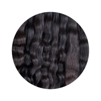 Image 2 of Wavy  Raw INDIAN Virgin hair wave bundle weft bundles extensions in Silver Spring, 
