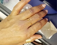 Image 5 of Gold Ball and Bar Ring