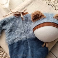Image 2 of Newborn set - little bear - blue jeans