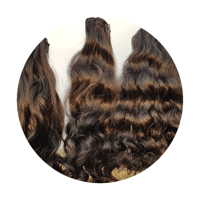 Image 3 of  300g Raw Indian original waves , loose  raw hair  closures/frontal/bundles deals, long quality. 