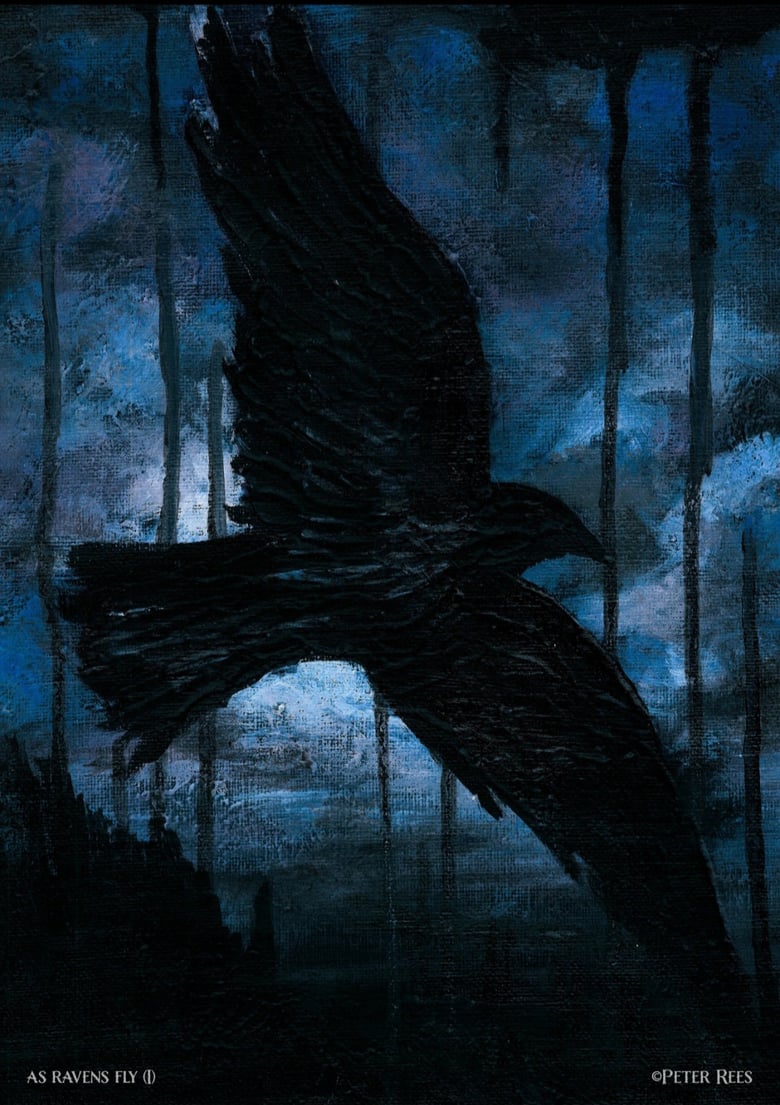Image of As Ravens Fly(I) Limited edition A4 artprint 