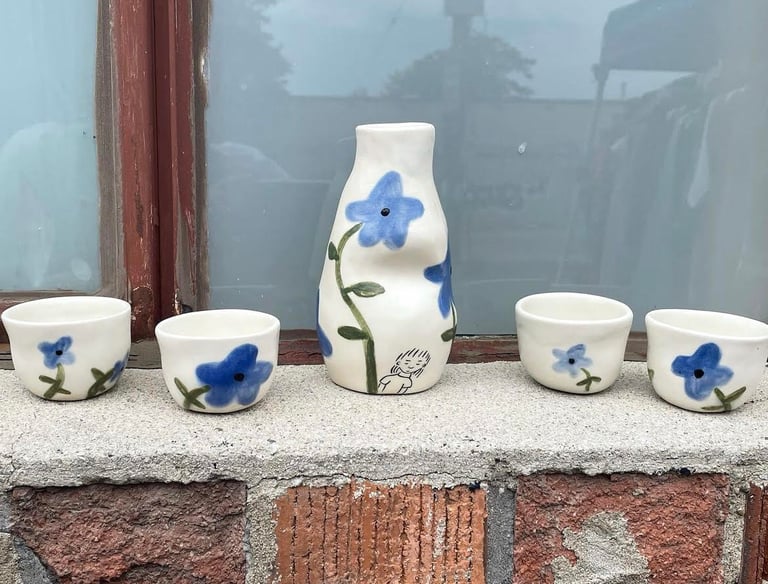 i'm blue dabadeedabada sake set