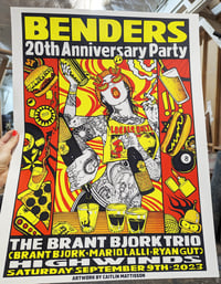 Image 3 of BENDERS- 2Oth Anniversary Party - Artwork by Caitlin Mattisson