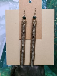 Image 1 of Leather Earring Set - B