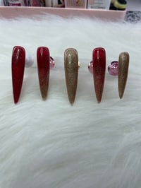 Image 1 of GOLD RED STILLETO SET 