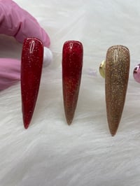 Image 2 of GOLD RED STILLETO SET 