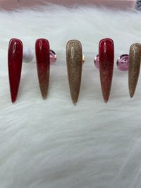 Image 4 of GOLD RED STILLETO SET 