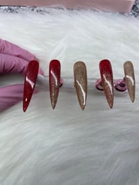 Image 5 of GOLD RED STILLETO SET 