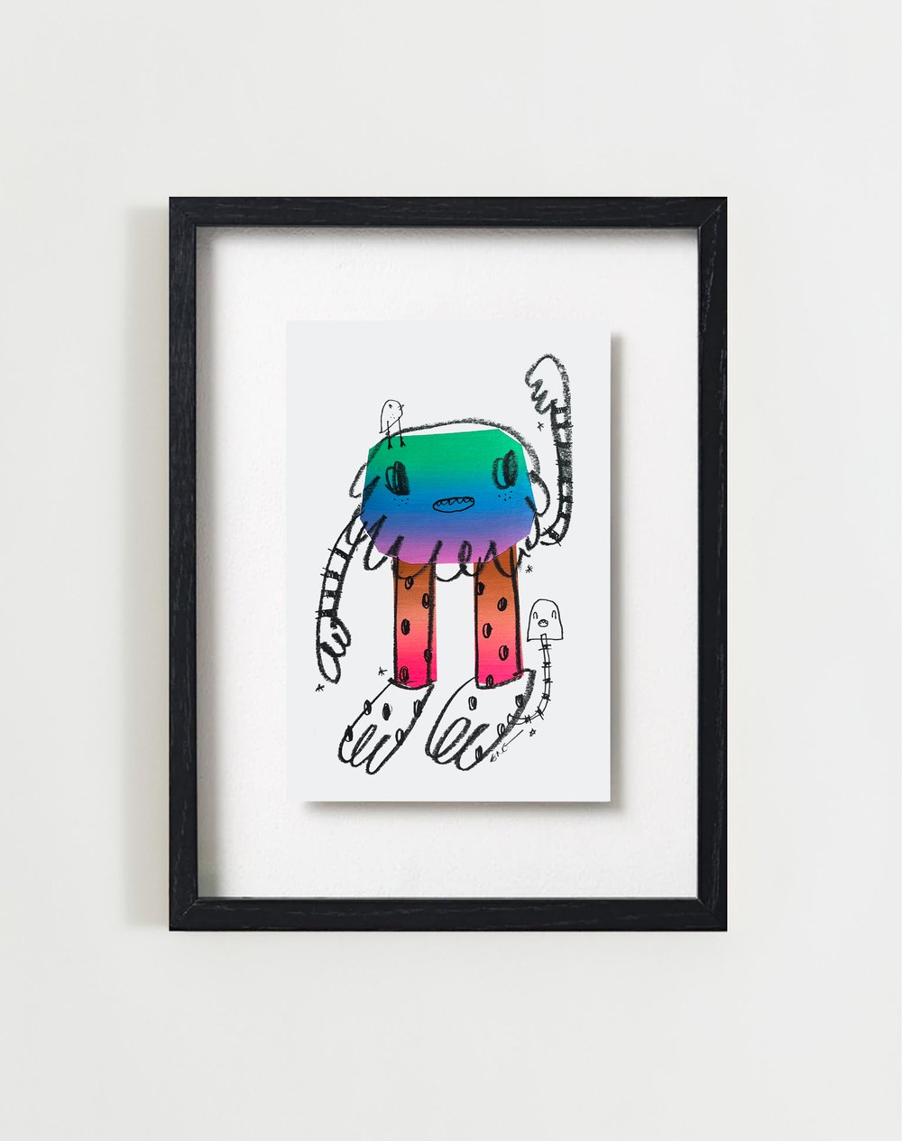 Image of Color Study Buddy - Black Floating Frame 