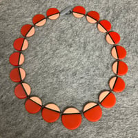 Image 1 of NEW Orange and salmon necklace 