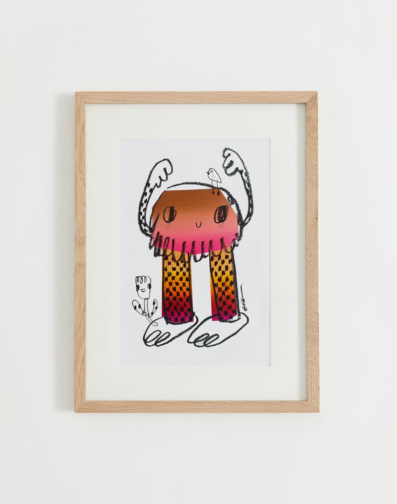 Image of Color Study Buddy - Natural Oak Frame