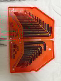 Image 2 of Tool Set S7(2 ITEMS): Hex Key Set 30PCS Case Metric Imperial + Pocket Multitool