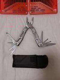 Image 5 of Tool Set S7(2 ITEMS): Hex Key Set 30PCS Case Metric Imperial + Pocket Multitool