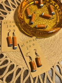 Image 1 of Ceramic Cigarette Earrings