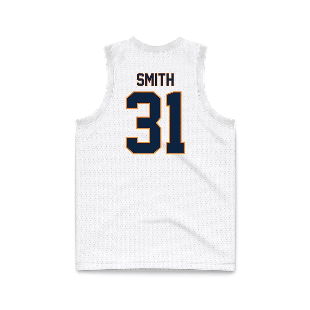 Image of UT Martin - NCAA Men's Basketball : Dane Smith - Basketball Jersey White