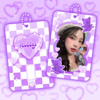 Image 3 of Kitty Plush Acrylic Photocard Holder