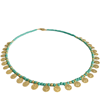 Ltd Ed - Gold Coin Lolita Deluxe Turquoise Necklace