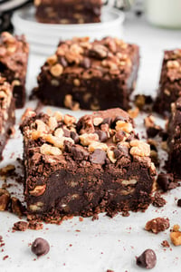 Image of Chocolate Fudge Walnut Brownies 