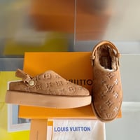 Image 1 of LV Fur Sling Back