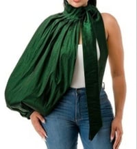 Image 2 of Ladies Balloon Sleeve Top