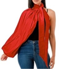 Image 1 of Ladies Balloon Sleeve Top