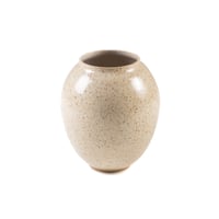 Image 1 of Vanilla Speckled Vase