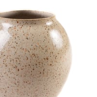 Image 2 of Vanilla Speckled Vase
