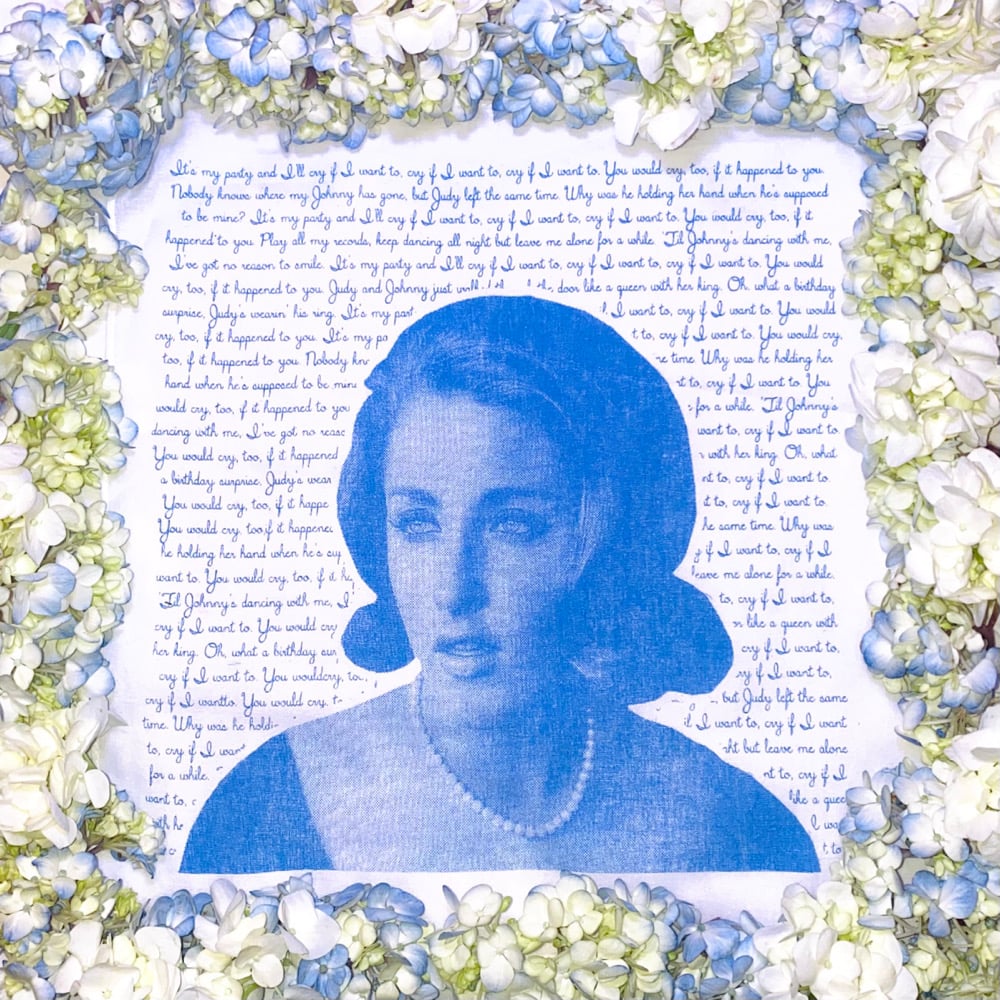 Image of Lesley Gore handkerchief 