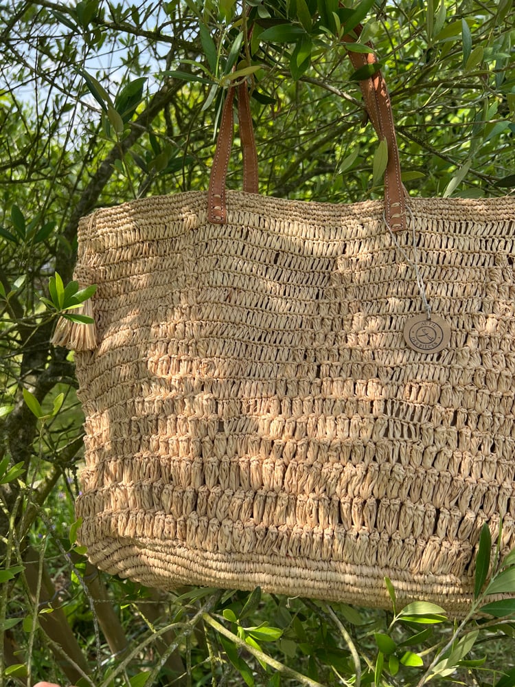 Image of Grand Sac en Raphia TISIA