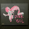 Pink Evil V2 (original painting) on canvas 24x30
