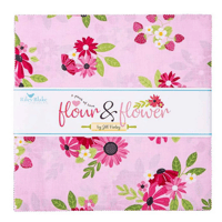 Image 3 of TWO SLICES OF CAKE, PLEASE Quilt Kit, 58" x 67" Featuring Flour & Flower