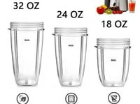  2023 For NutriBullet Nutri Bullet Magic Bullet  Cup Mug  Replacement Part 24OZ 18oz / 500ml