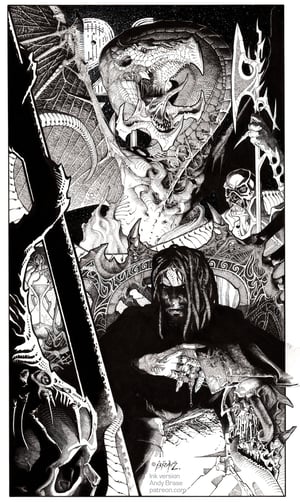 Image of *NEW* Dragon of the Sand- 13x19 LIMITED Print (signed) <font color="yellow">NEW </font>